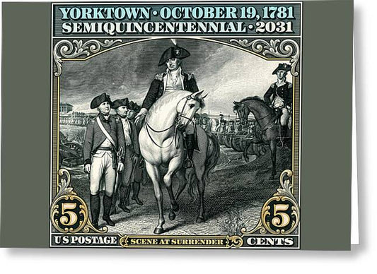 Yorktown 5c - Greeting Card